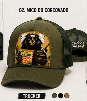 Boné trucker da coleção