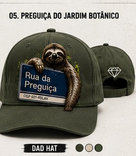 Boné snapback com arte carioca