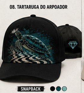 Dad hat com estampa autoral