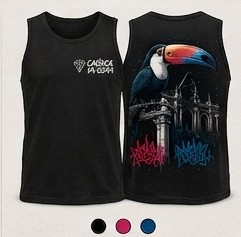 Regata masculina estampada